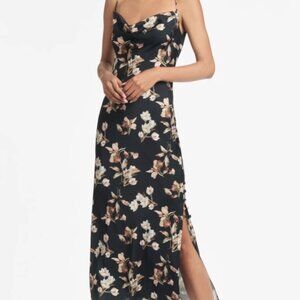Sachin & Babi black venetia petal dress